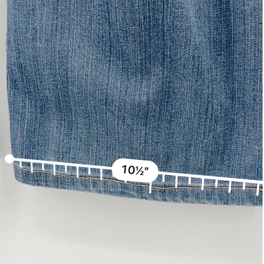 Luciano Dante Blue Denim Jeans Womens 13/14 Embellished Pockets - Picture 12 of 13